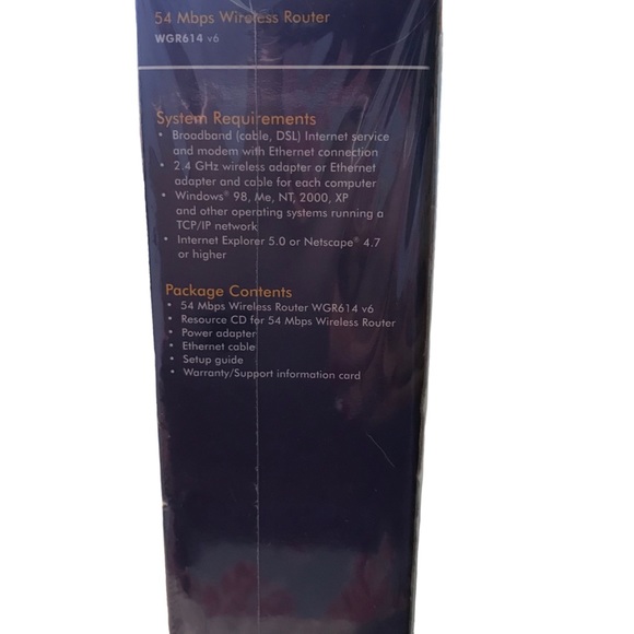 Net Gear 54 Mbps Wireless Router WGR614 - Picture 3 of 4